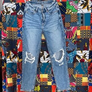 American Eagle Outfitters Distressed Light Blue Jeans